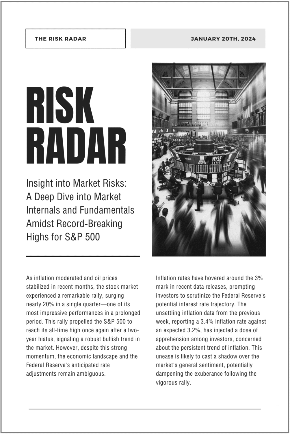 Risk radar report cover