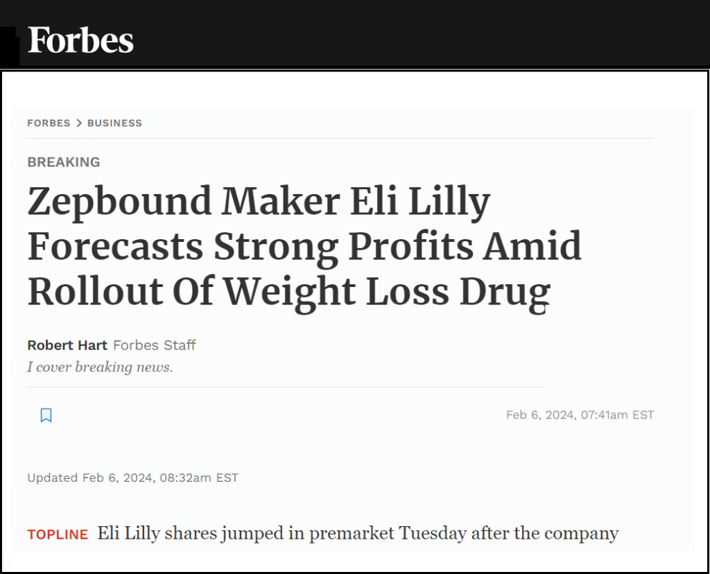 Forbes Eli Lilly news3