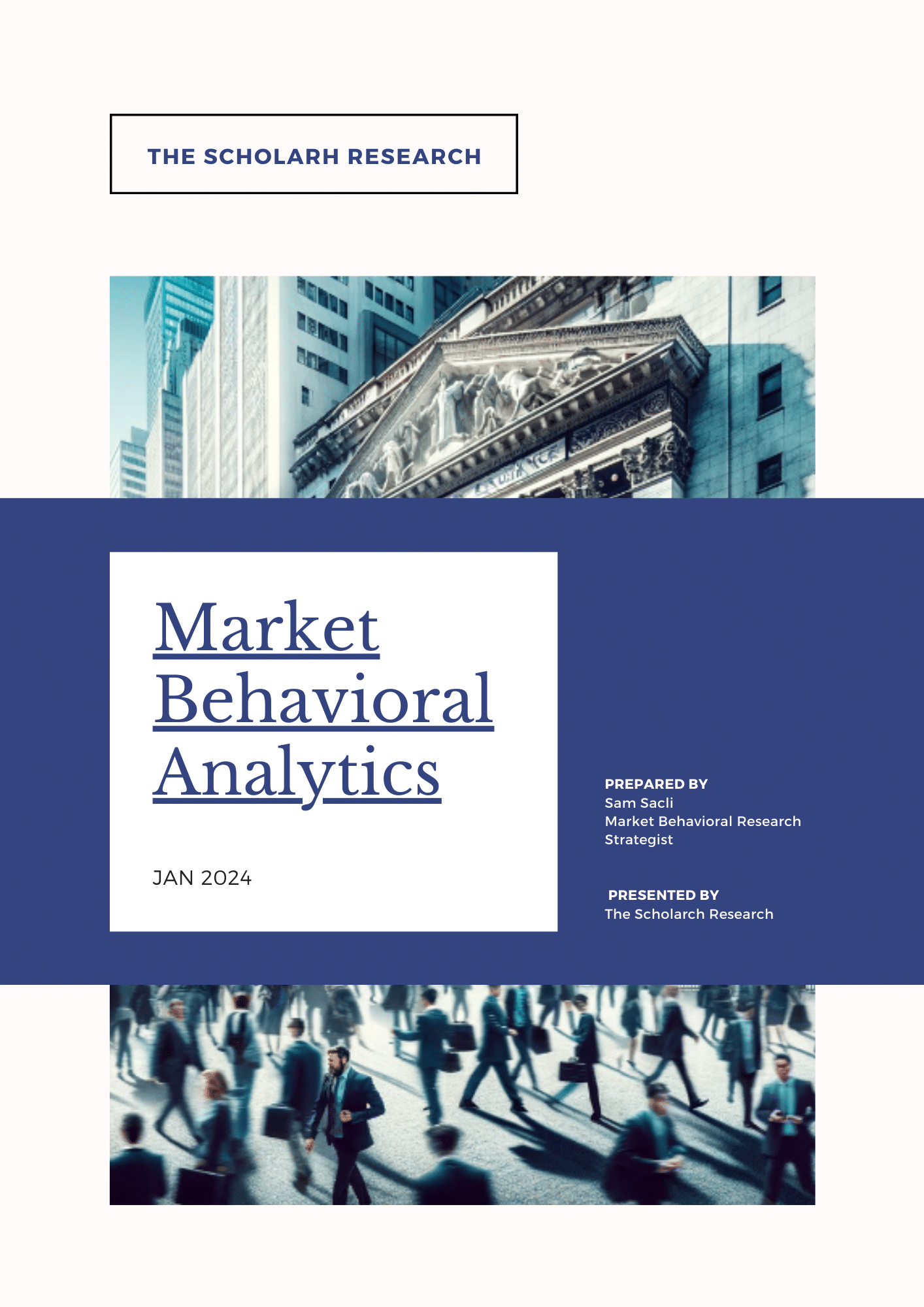 Market Behavioral assessment report